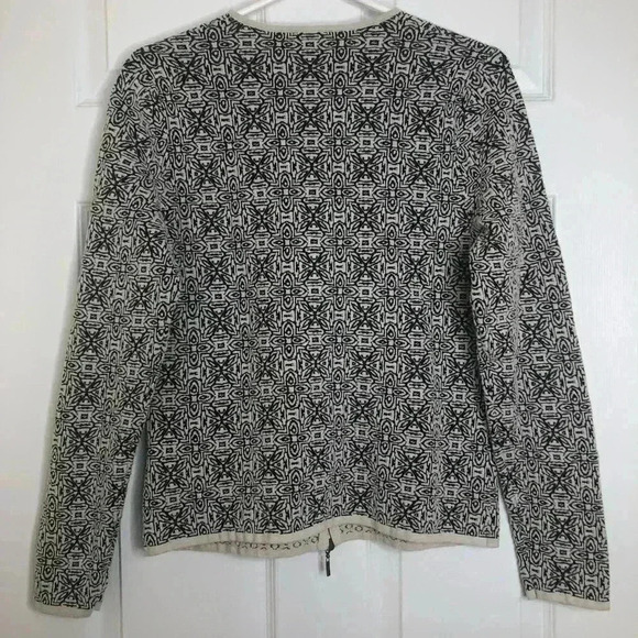 Olsen Europe Blazer White & Black Patterned Size 8 - Picture 13 of 16